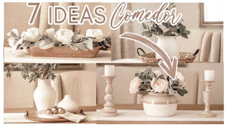 Descubre los centros de mesa más originales para decorar tu salón